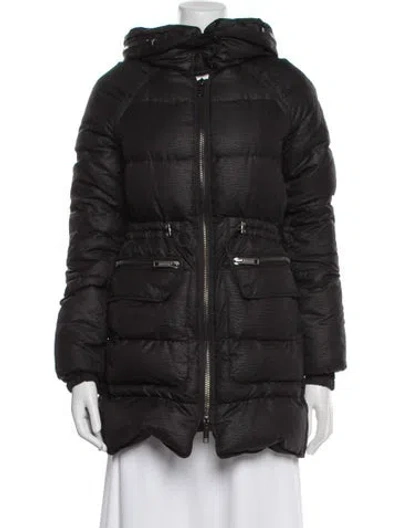Pre-owned Burberry Down Coat In Black