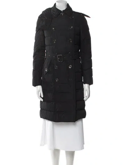 Pre-owned Burberry Down Coat In Black