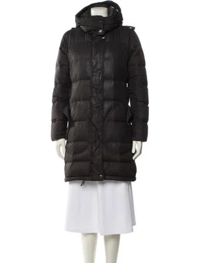 Pre-owned Burberry Down Coat In Black
