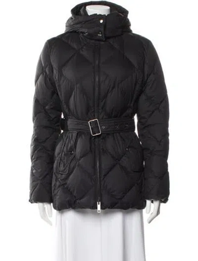 Pre-owned Burberry Down Coat In Black