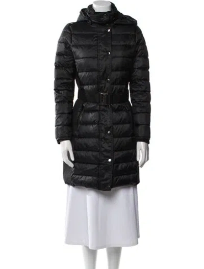 Pre-owned Burberry Down Coat In Black
