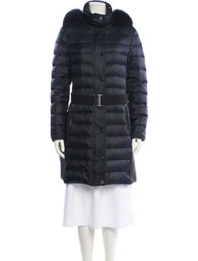Pre-owned Burberry Down Coat In Black