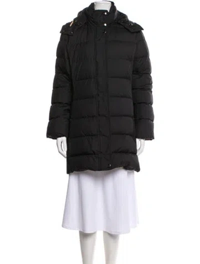 Pre-owned Burberry Down Coat In Black