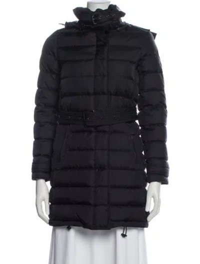Pre-owned Burberry Down Coat In Black