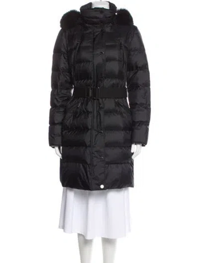 Pre-owned Burberry Down Coat In Black