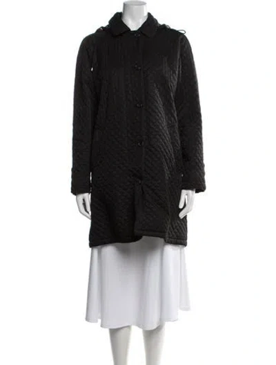Pre-owned Burberry Down Coat In Black