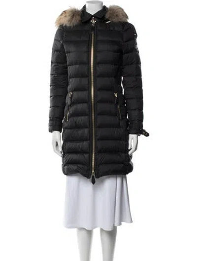 Pre-owned Burberry Down Coat In Black