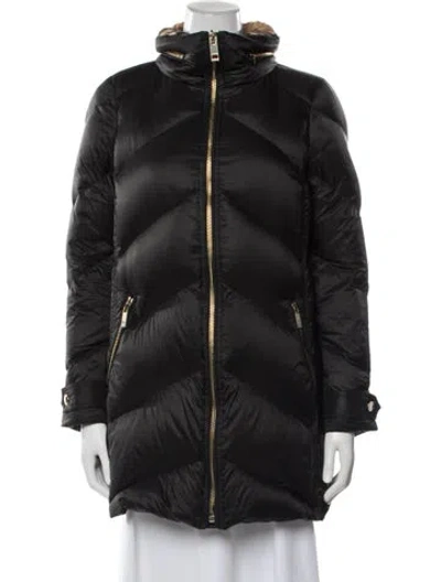 Pre-owned Burberry Down Coat In Black