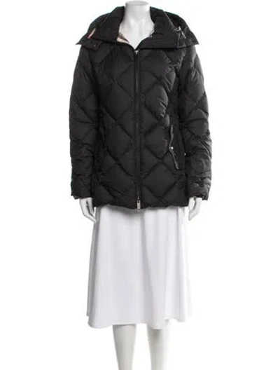 Pre-owned Burberry Down Coat In Black