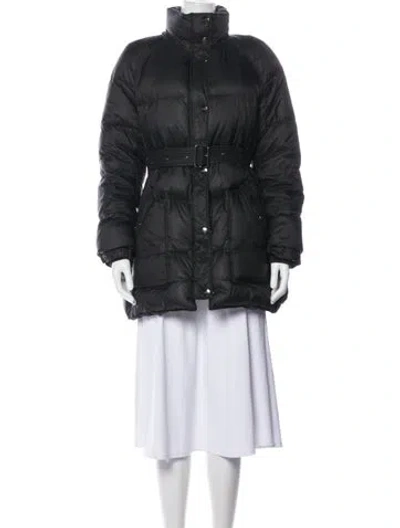 Pre-owned Burberry Down Coat In Black