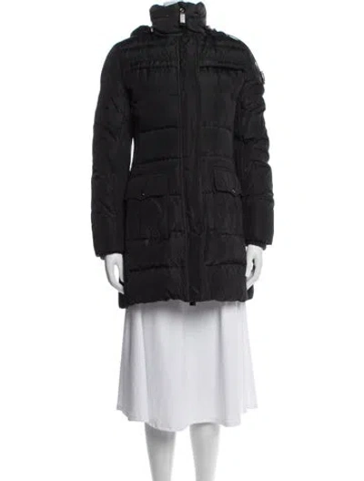 Pre-owned Burberry Down Coat In Black