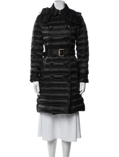 Pre-owned Burberry Down Coat In Black
