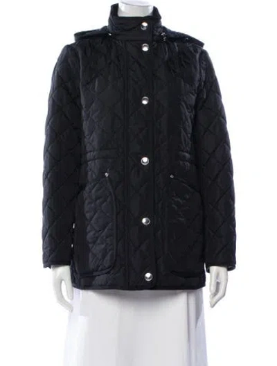 Pre-owned Burberry Down Coat In Black
