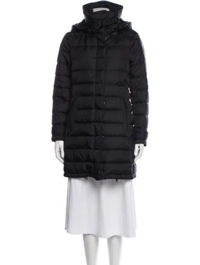 Pre-owned Burberry Down Coat In Black
