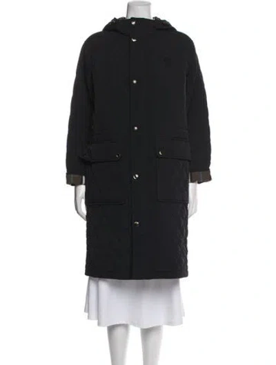 Pre-owned Burberry Down Coat In Black