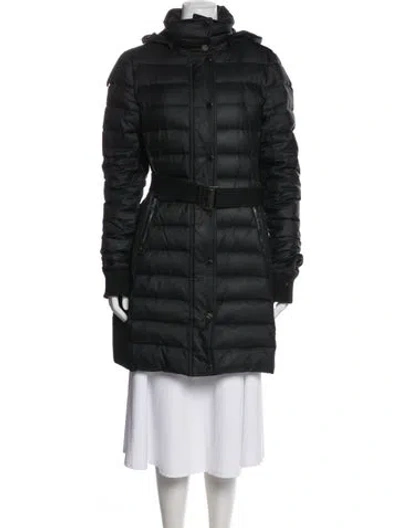 Pre-owned Burberry Down Coat In Black