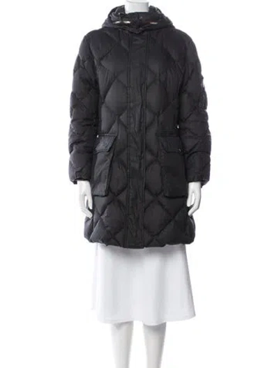 Pre-owned Burberry Down Coat In Black