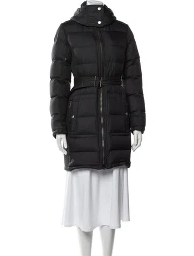 Pre-owned Burberry Down Coat In Black