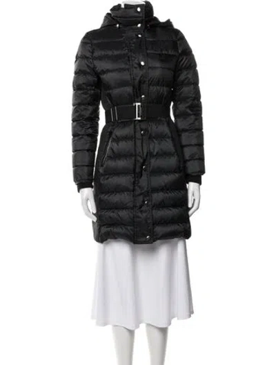 Pre-owned Burberry Down Coat In Black