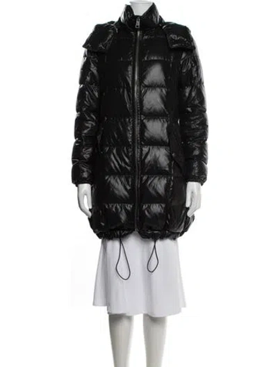 Pre-owned Burberry Down Coat In Black