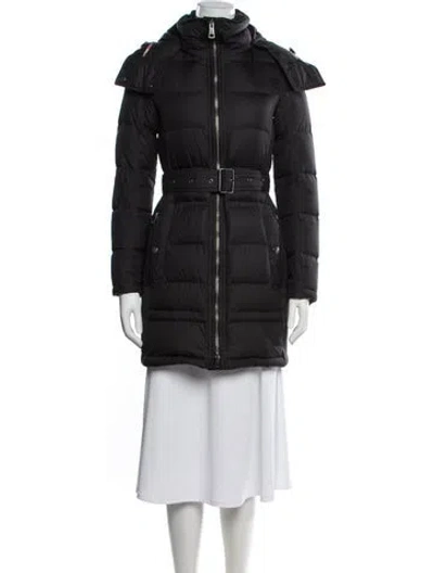 Pre-owned Burberry Down Coat In Black