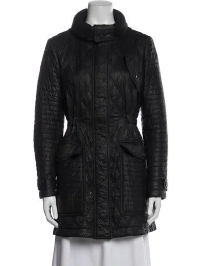 Pre-owned Burberry Down Coat In Black