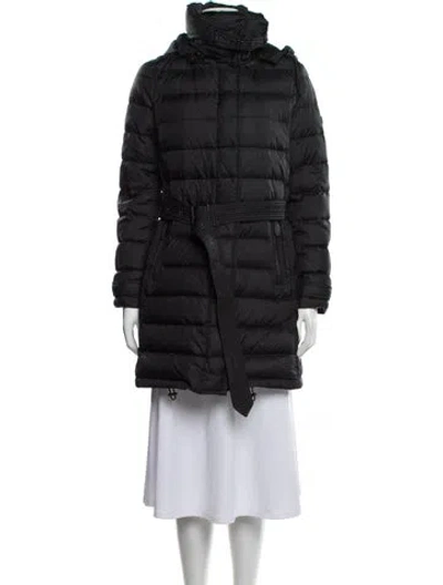 Pre-owned Burberry Down Coat In Black