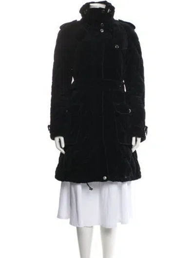 Pre-owned Burberry Down Coat In Blue