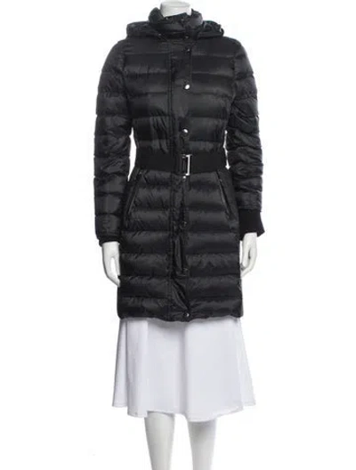 Pre-owned Burberry Down Coat In Blue