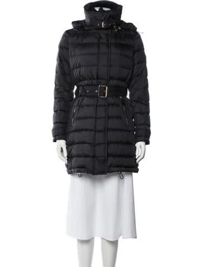 Pre-owned Burberry Down Coat In Blue