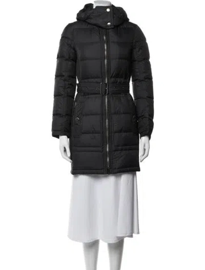 Pre-owned Burberry Down Coat In Blue