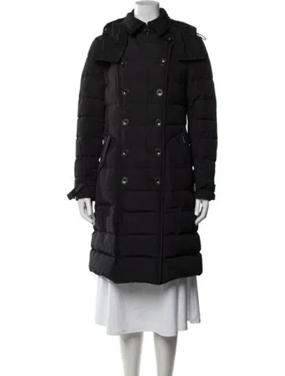 Pre-owned Burberry Down Coat In Blue