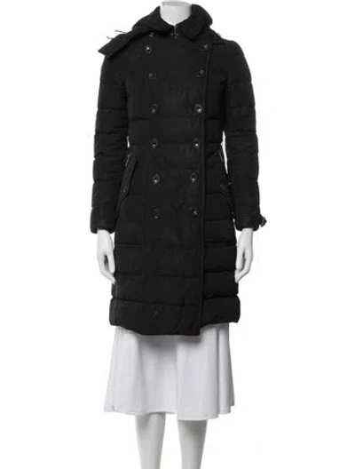 Pre-owned Burberry Down Coat In Blue
