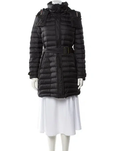 Pre-owned Burberry Down Coat In Gray