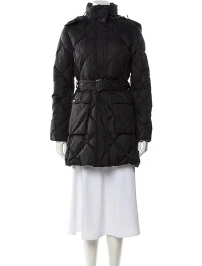 Pre-owned Burberry Down Coat In Gray