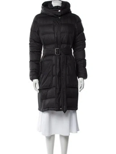 Pre-owned Burberry Down Coat In Gray