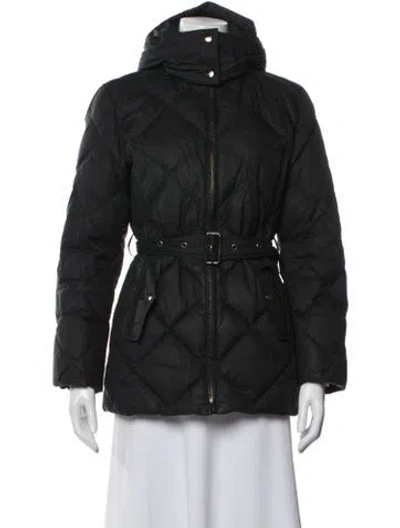 Pre-owned Burberry Down Coat In Gray