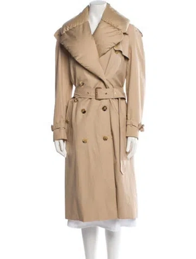 Pre-owned Burberry Down Coat In Neutral