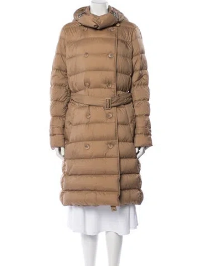 Pre-owned Burberry Down Coat In Neutrals