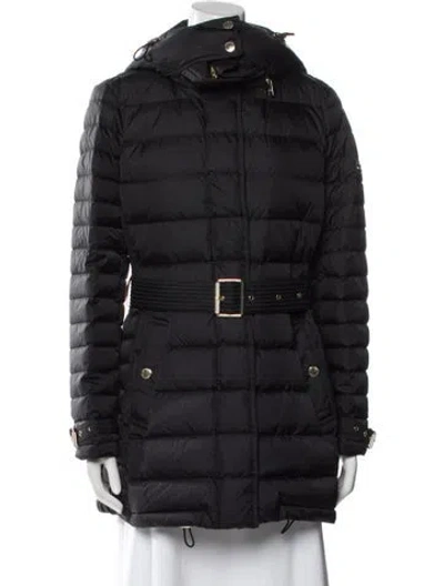 Pre-owned Burberry Down Coat W/ Tags In Black