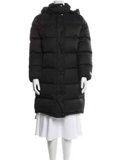 Pre-owned Burberry Down Down Coat In Black