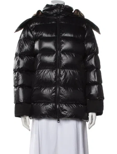 Pre-owned Burberry Down Down Jacket In Black