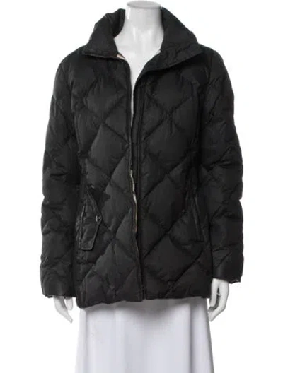 Pre-owned Burberry Down Jacket In Black