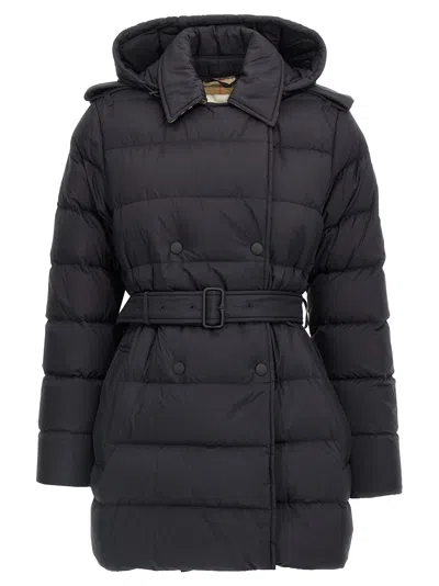 Burberry Down Jacket In Black