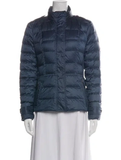 Pre-owned Burberry Down Jacket In Blue