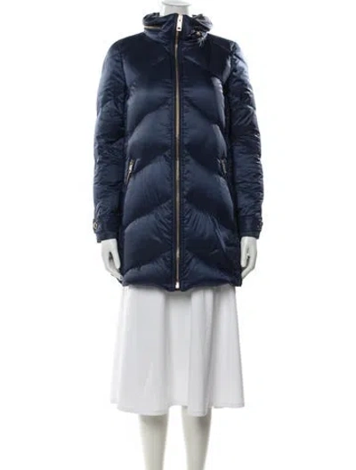 Pre-owned Burberry Down Jacket In Blue