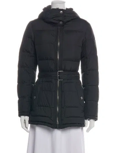 Pre-owned Burberry Down Jacket In Blue