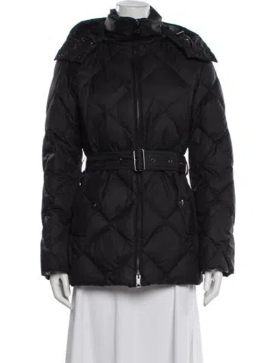 Pre-owned Burberry Down Jacket In Gray