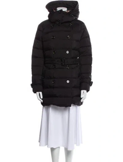 Pre-owned Burberry Down Jacket In Gray