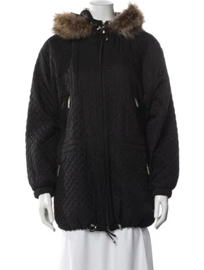 Pre-owned Burberry Down Jacket In Gray